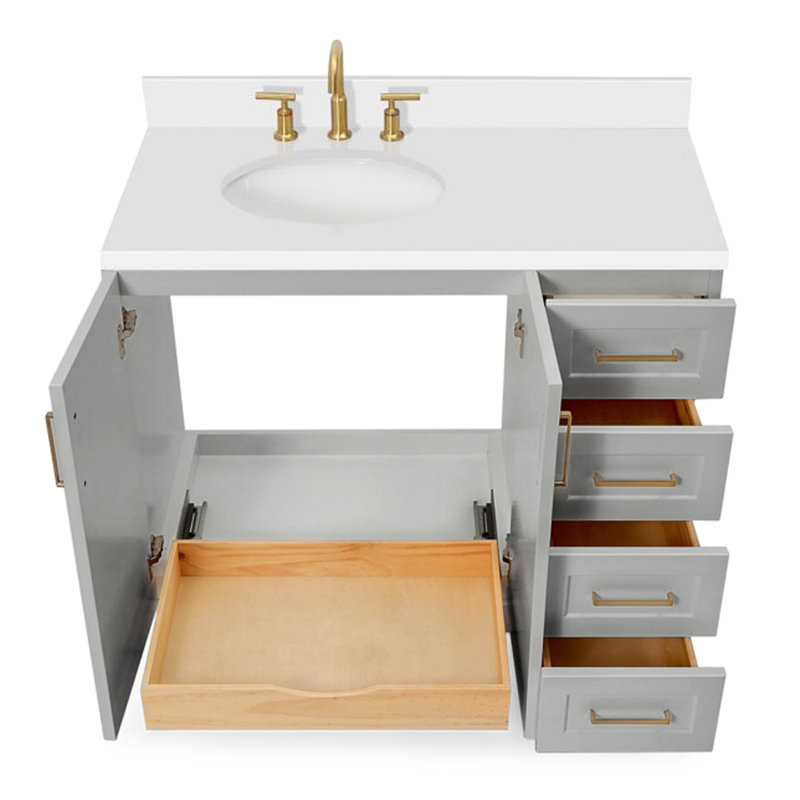 Longshore Tides Freeport 43'' Freestanding Single Bathroom Vanity with